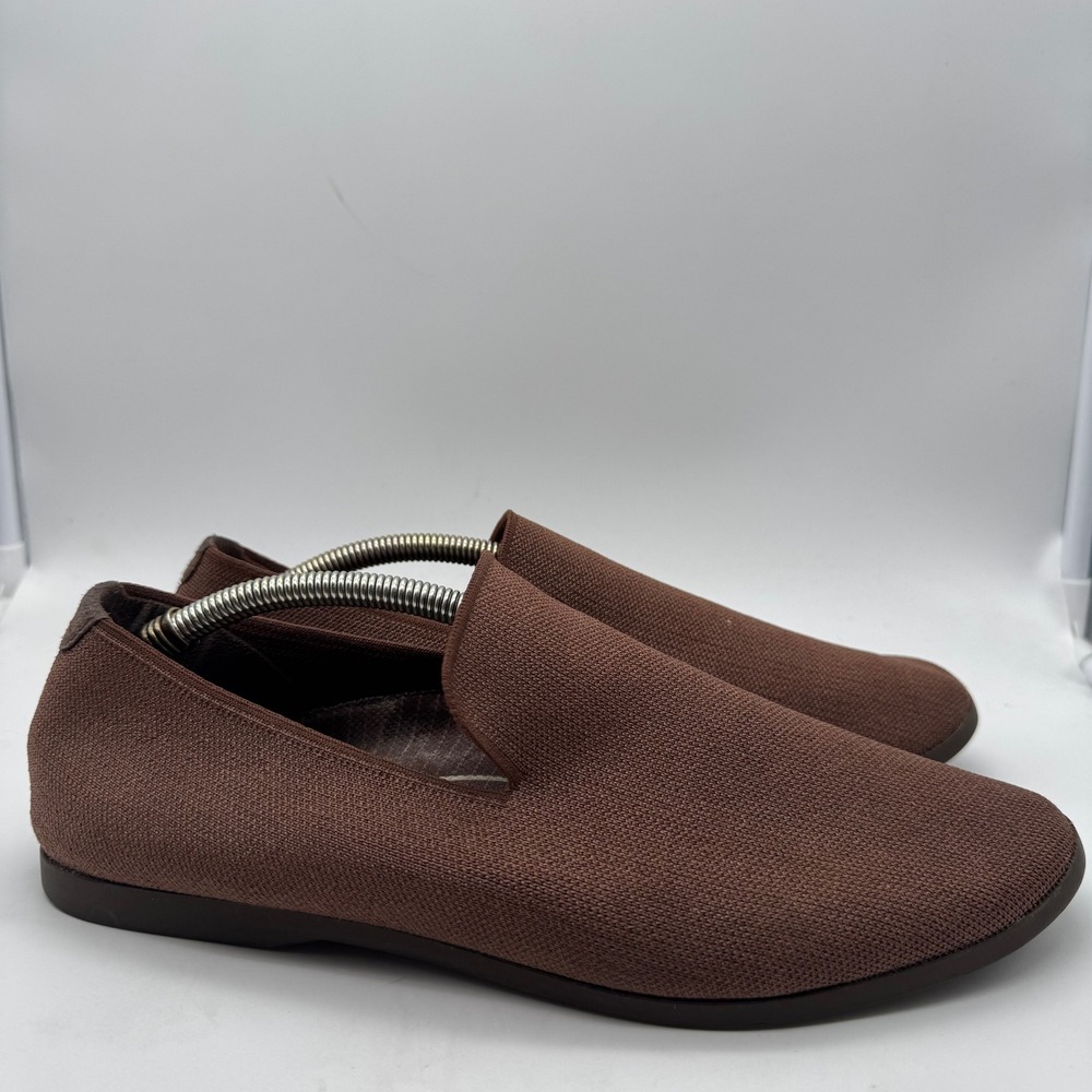 Glyph Men's Brown Knit Slip‎ On Loafer Shoes Size 8